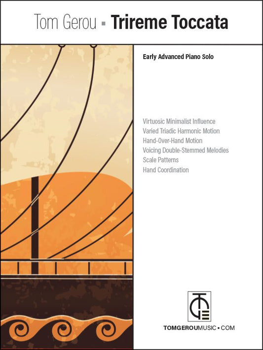 A sheet music cover for the piano solo.