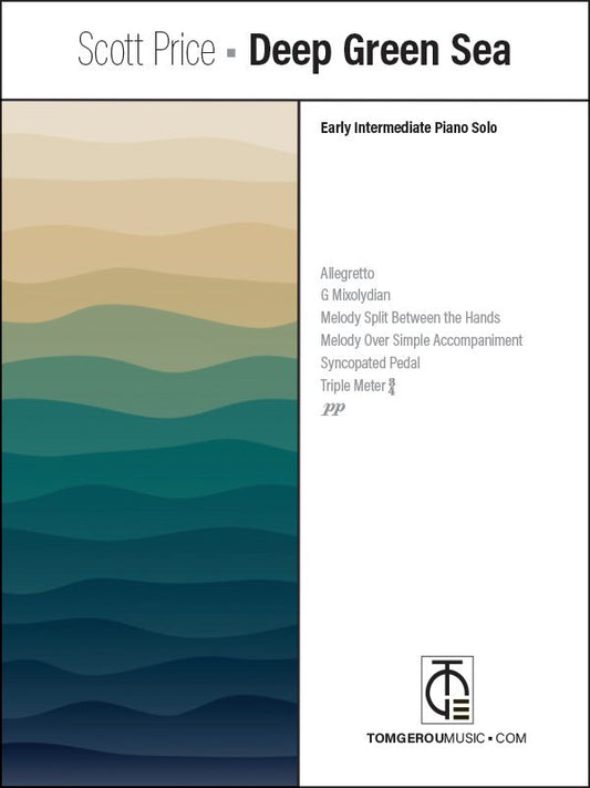 Deep Green Sea – Early Intermediate Piano Solo