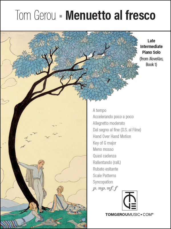 Menuetto al fresco (Late Intermediate Piano Solo)