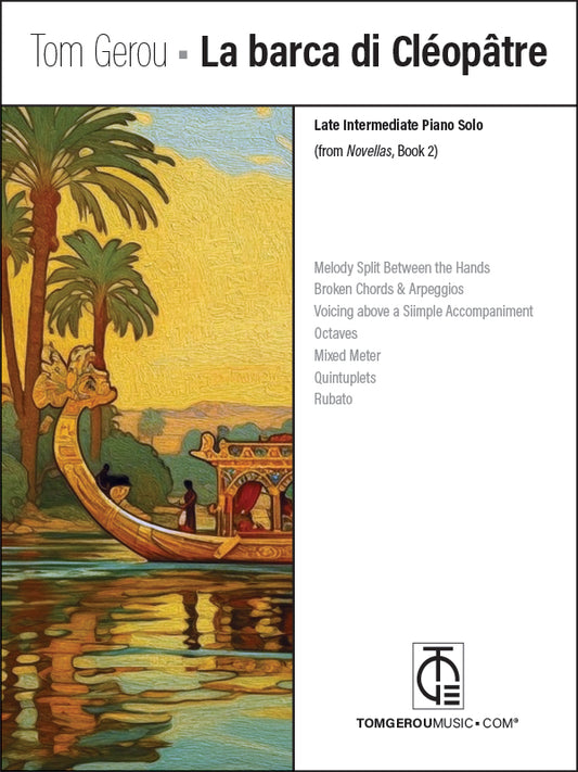 La barca di Cléopâtre (Late Int. Piano Solo)