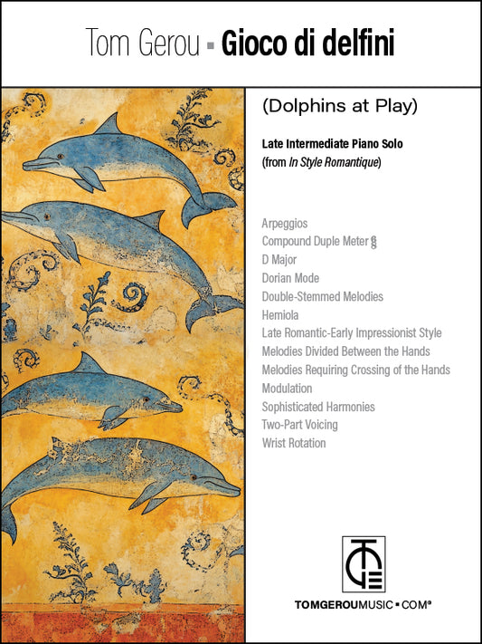 Gioco di delfini (Dolphins at Play) (Late Int. Piano Solo)