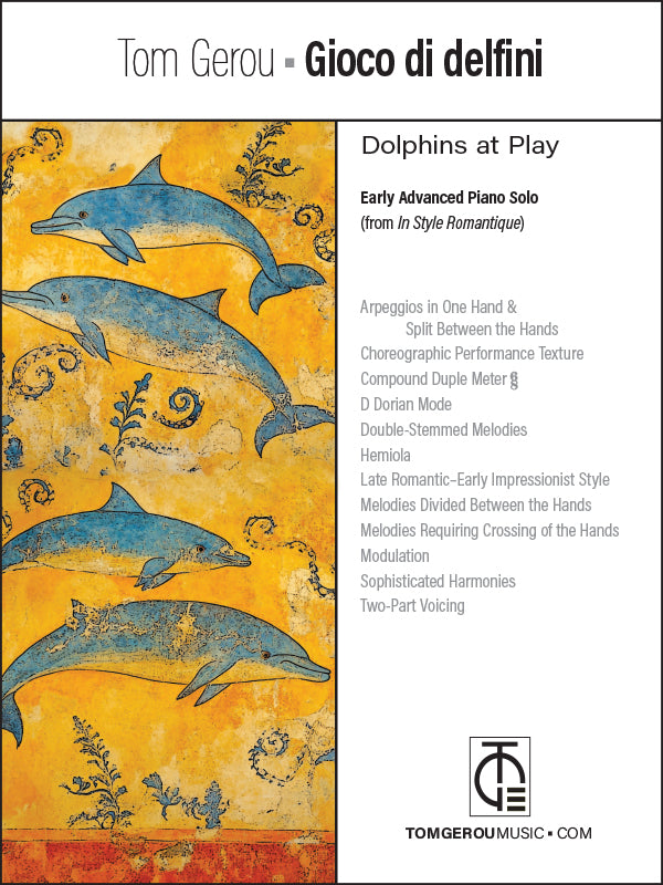 Gioco di delfini (Dolphins at Play) – Early Adv. Piano Solo