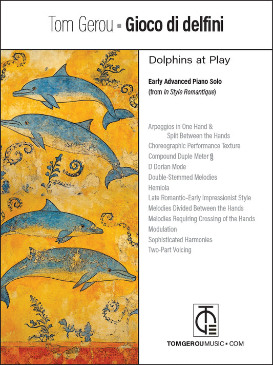 Gioco di delfini (Dolphins at Play) – Early Adv. Piano Solo