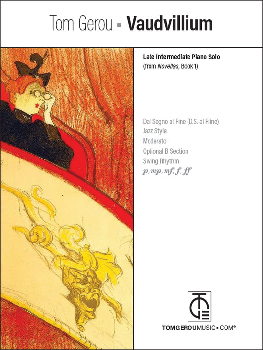 Vaudvillium (Late Intermediate Piano Solo)