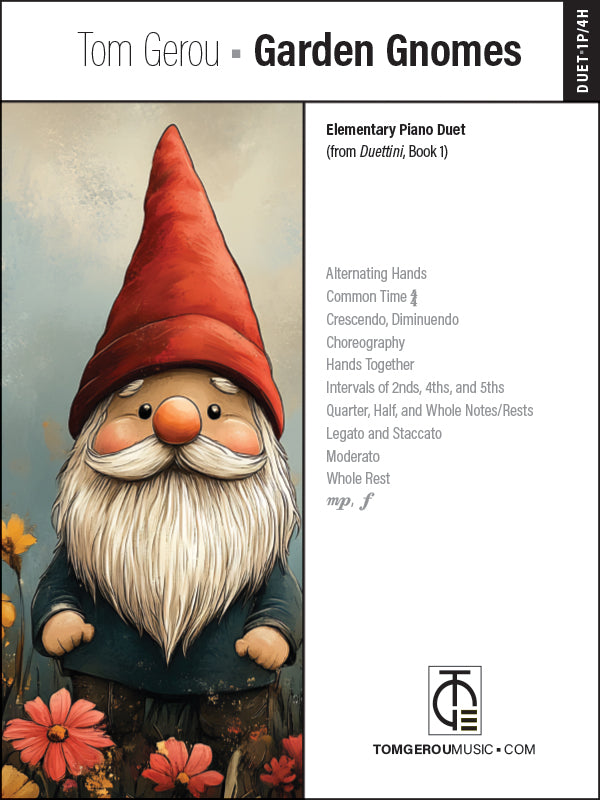 Garden Gnomes – Elem. Piano Duet