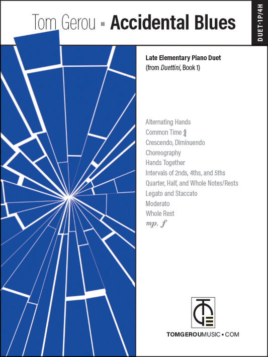 Accidental Blues – Late Elem. Piano Duet