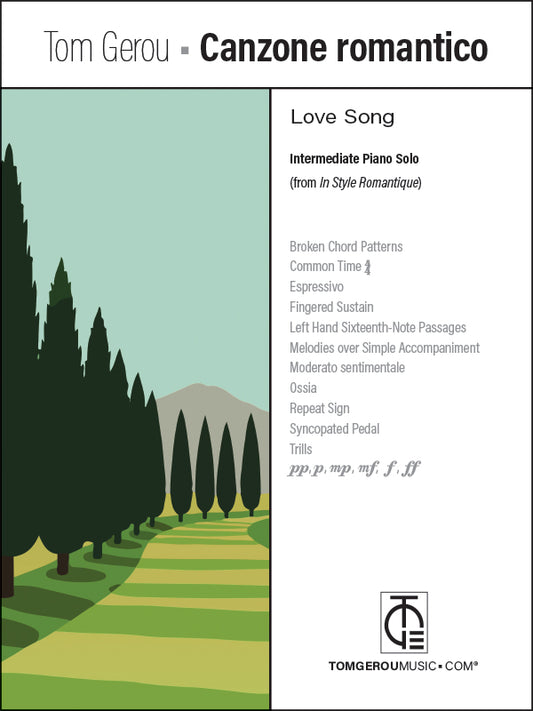Canzone romantico (Intermediate Piano Solo)