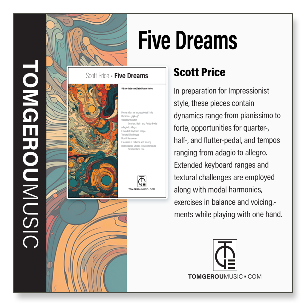 A cd cover with the words five dreams