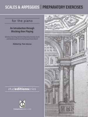 Book on piano scales and arpeggios