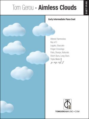 A poster with clouds and the words " daily informational place card ".